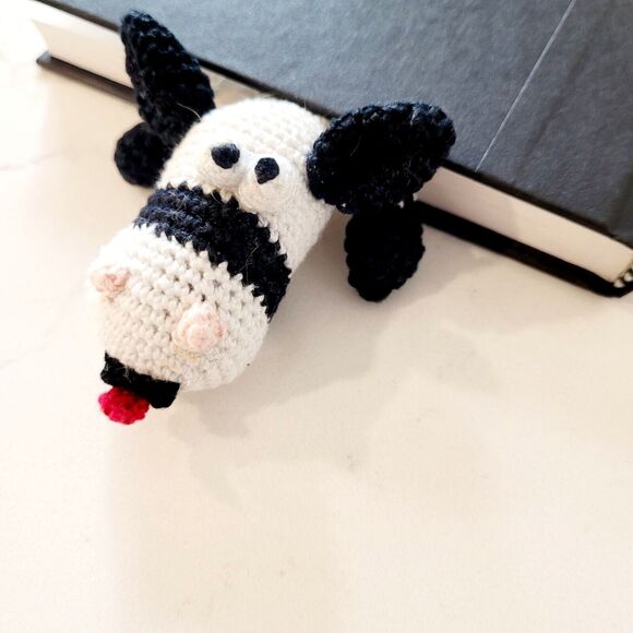 Cow Handmade Crochet Bookmark Funny Book Lover Unique Gift - Picture 11 of 14